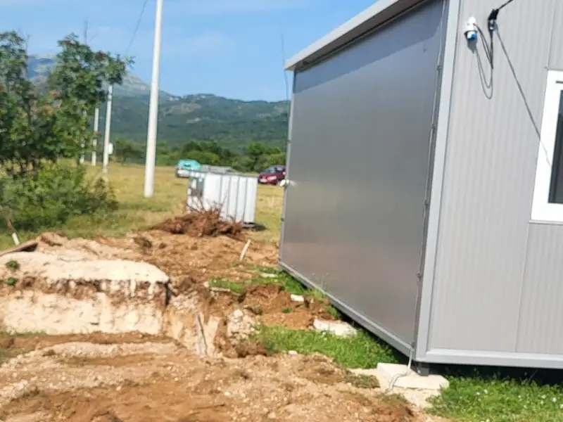 Priključak montažnog objekta – Postavljanje uzemljenja Podgorica