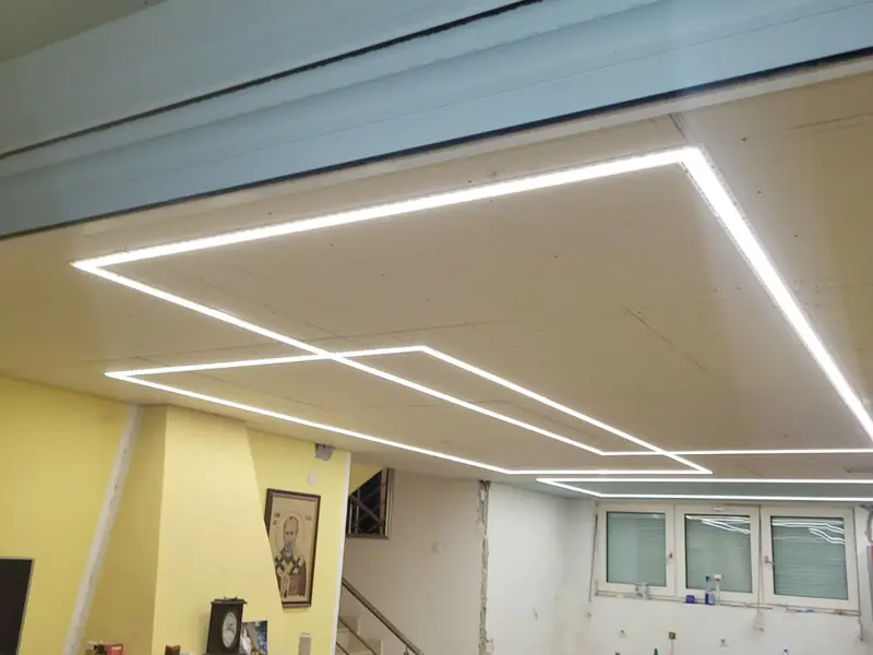 LED profili u plafonu – Montaža grijalice u kupatilu Podgorica